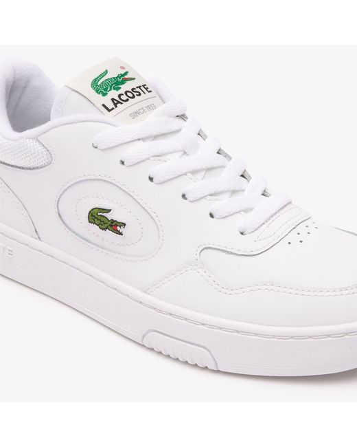 Lacoste White Lineset Trainers