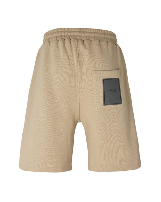 Mallet Natural Fleece Jogger Shorts for men