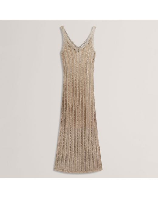 Ted Baker Natural Knitted Dress