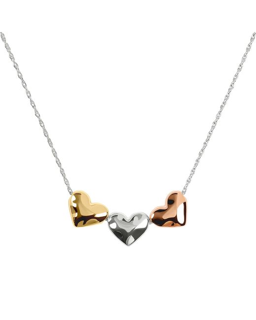 Radley Metallic Triple Plated Heart Necklace