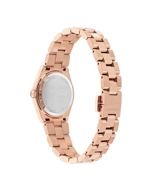 Ferragamo Metallic Vega Analogue Quartz Watch
