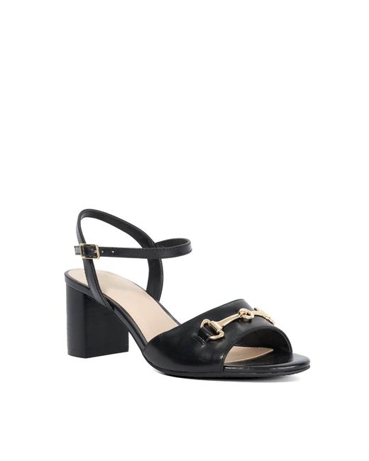 Dune Blue Jayar Heeled Sandals