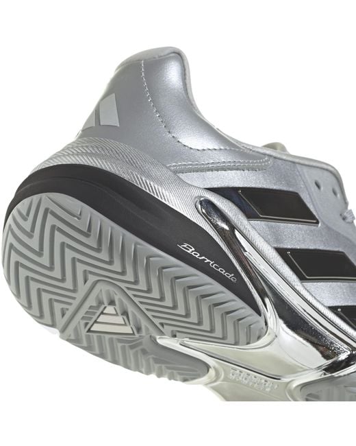 Adidas Gray Barricade 13 Edition Tennis Shoes for men