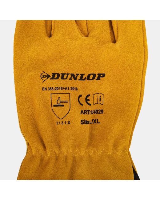 Dunlop Yellow Workwear Gloves for men
