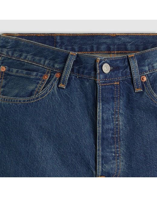 Levi's Blue 501 Original Denim Shorts for men