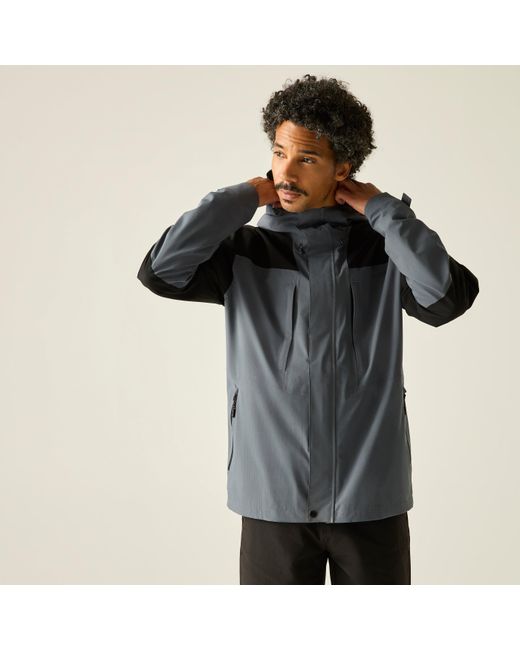 Regatta Black Freesdale Waterproof Isotex Jacket for men