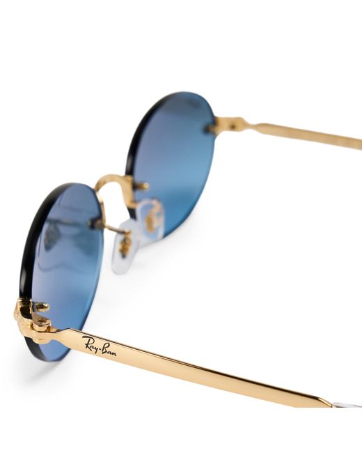 Ray-Ban Metallic 0Rb3929 Round Sunglasses