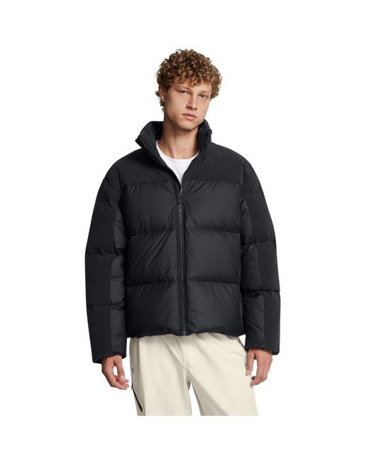 Under Armour Black Limitless Athletic Fit Puffer Jacket for men