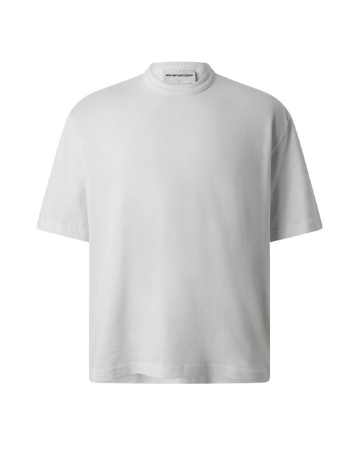 MKI Miyuki-Zoku Gray Slub Tee Oversized Fit T-Shirt for men