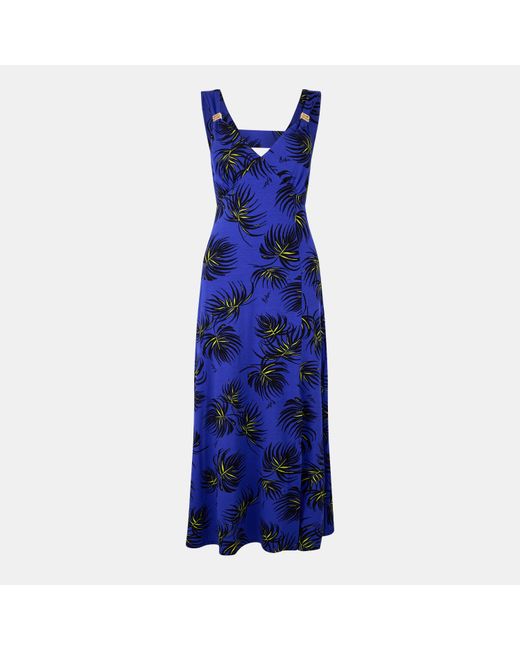 Biba Blue Midi Slip Dress