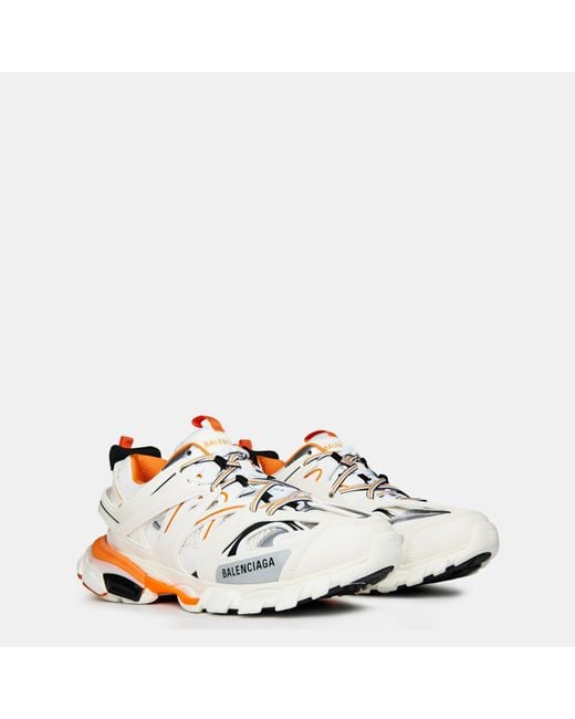 Balenciaga White Track Runners for men
