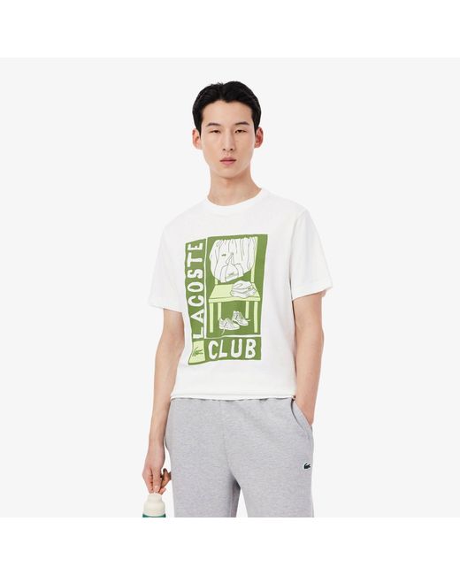 Lacoste Green Short Sleeve Performance T-Shirt for men
