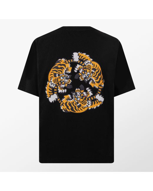 KENZO Blue Simons T-shirt for men