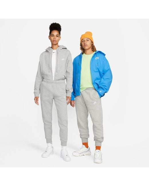 Nike Gray Sportswear Club Fleece Jogging Pants for men