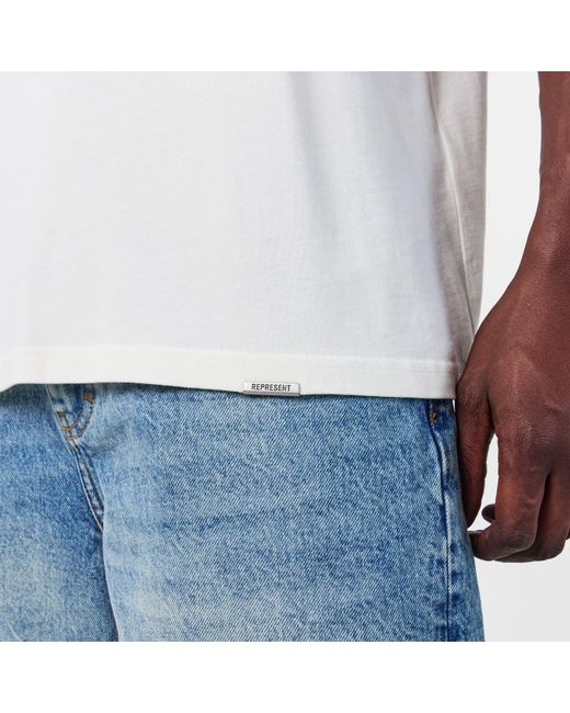 Represent White Owners Club Oversized Fit T-Shirt for men