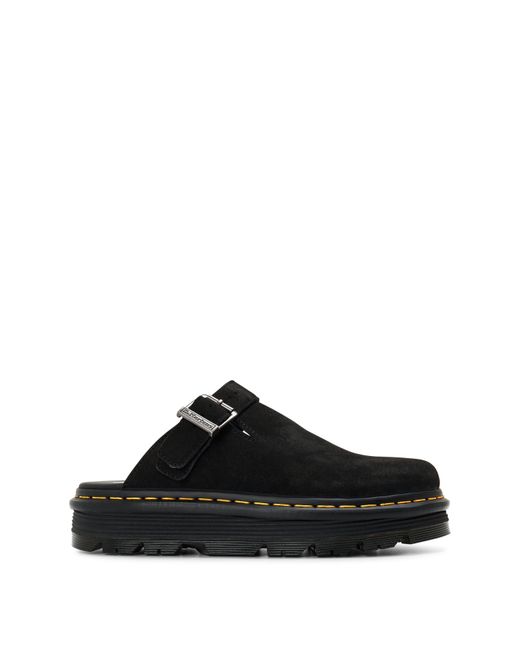 Dr. Martens Black Zebzag Mule