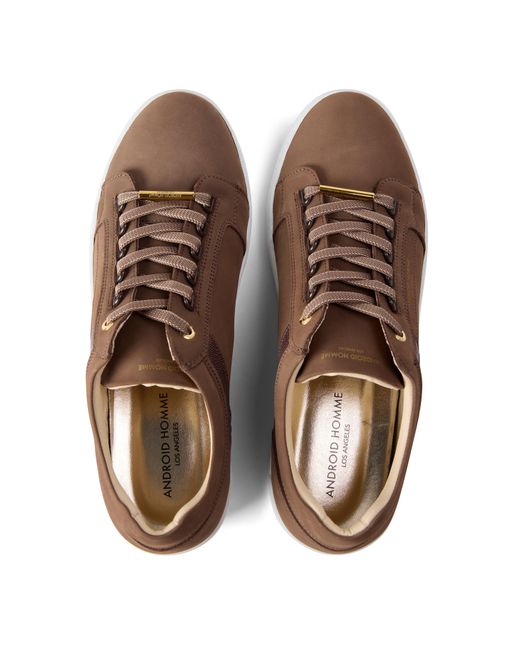 Android Homme Brown Venice Ccita Low-Top Trainers for men