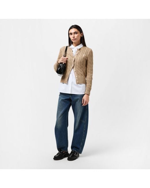 Polo Ralph Lauren Natural Polo Pp Cardigan Ld61