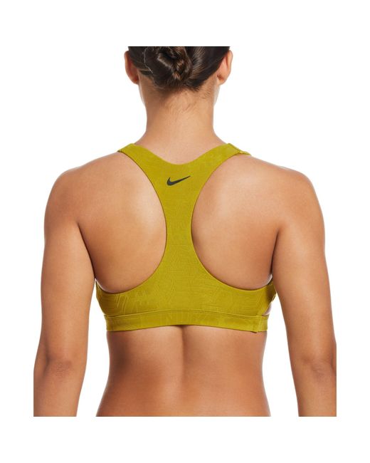 Nike Green Cutout Bkni Top