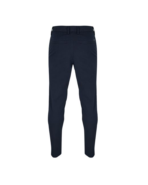 Boss Blue Kane Zipped Straight Leg Trousers for men