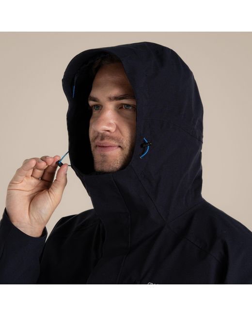 Craghoppers Blue Lorton Ii Waterproof Walking Walking Jacket for men
