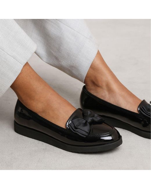 Where's That From Black Alpha Extra Wide Slip On Loafers
