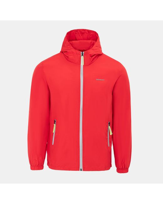 Donnay Red Lightweight Waterproof Windbreaker for men