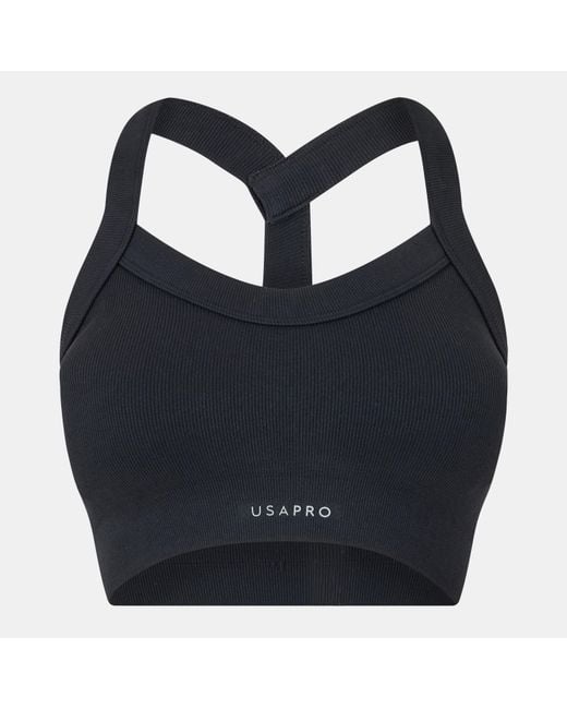 Usa Pro Black Pro X Sophie Habboo Sculpt Y Back Bra