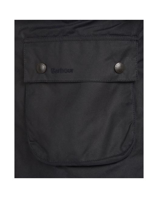Barbour Blue Ashby Water Resistant Windproof Long Sleeve Wax Jacket for men