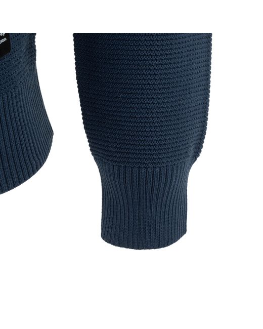 Firetrap Blue Crew Neck Jumper Knitted Pullover for men