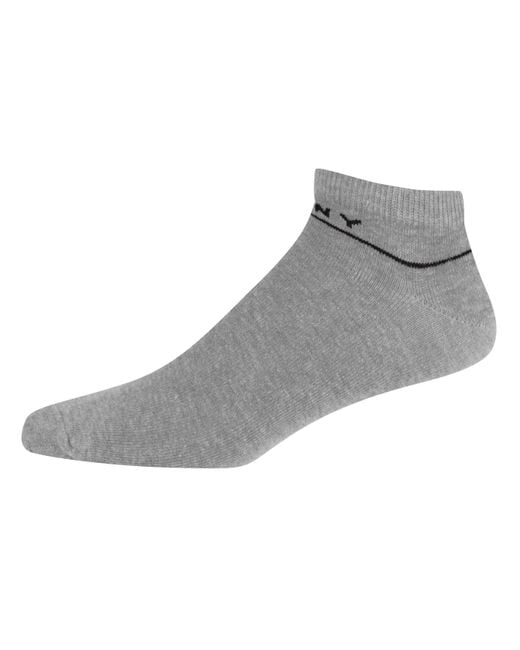 DKNY Black 6 Pack Trainer Liners Jefferson for men