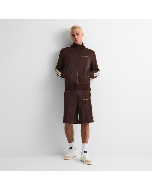 Palm Angels Brown Tracksuit Top for men
