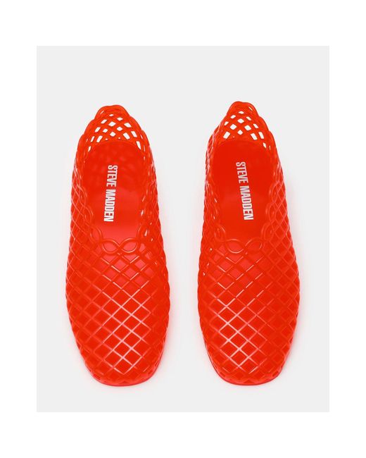 Steve Madden Red Jelly Shoes