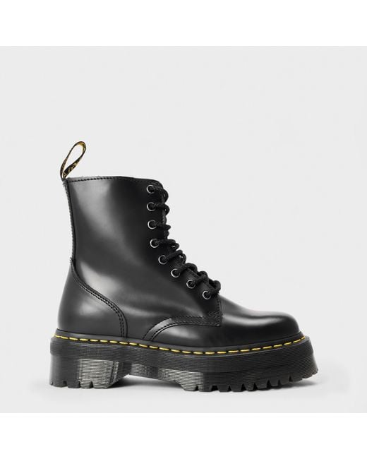 Dr. Martens Black Jadon Polished Smooth Boots