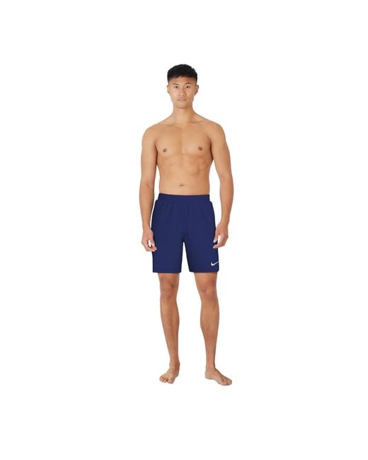 Nike Blue Essential 7Inch Volley Shorts for men