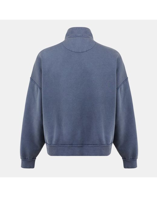 Jack Wills Blue Quarter-Zip Fleece for men