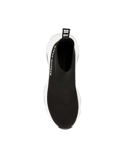 Steve Madden Black Mastery Trainers