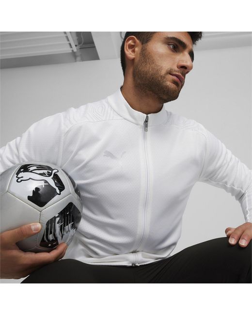 PUMA White Performance Moisture-Wicking Training Jacket for men