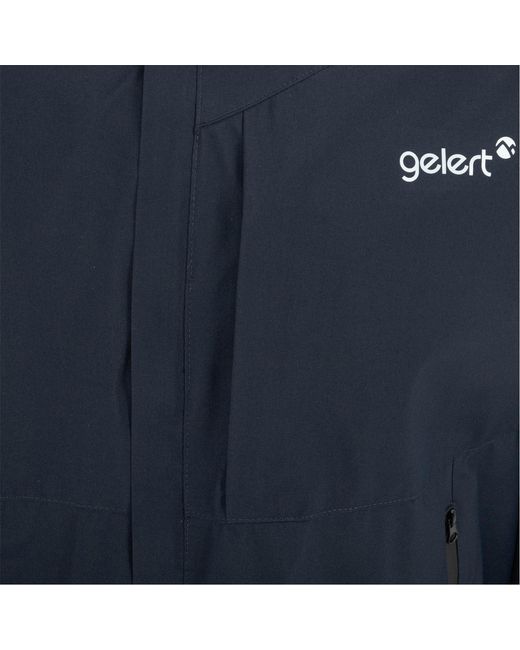 Gelert Blue Hooded Water Resistant Windproof Waterproof Jacket for men