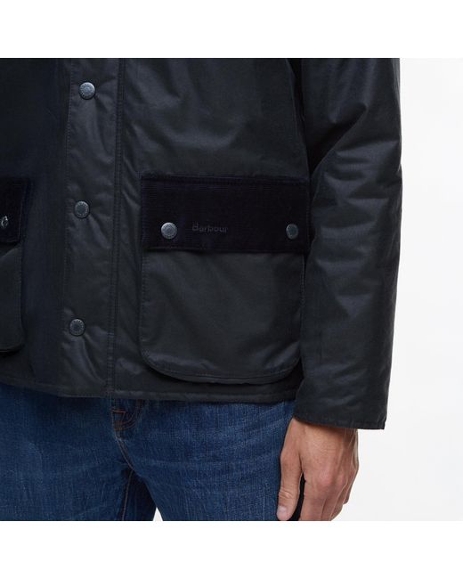 Barbour Blue Cordhill Waxed Jacket for men