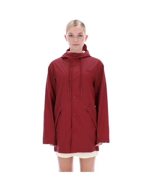 Hunter Red Jo Otb Rain Anorak