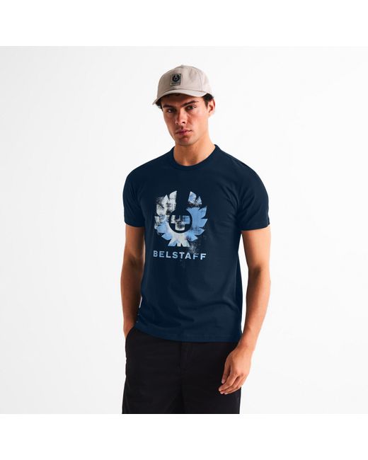 Belstaff Blue Blur Tee Sn64 for men