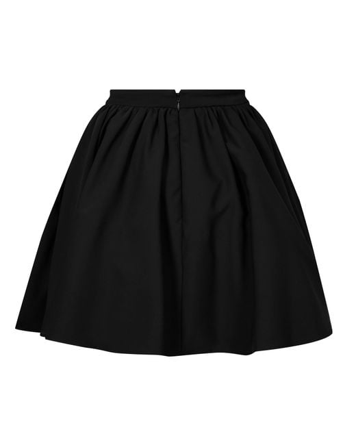 Odd Muse Black Layered Mini Skirt