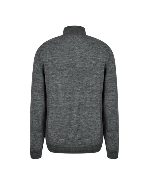 Lyle & Scott Gray Eagle Knitted T-Shirt for men