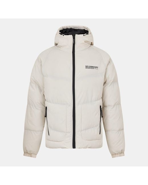 NY Concept White Adults Stowe Puffer Jacket