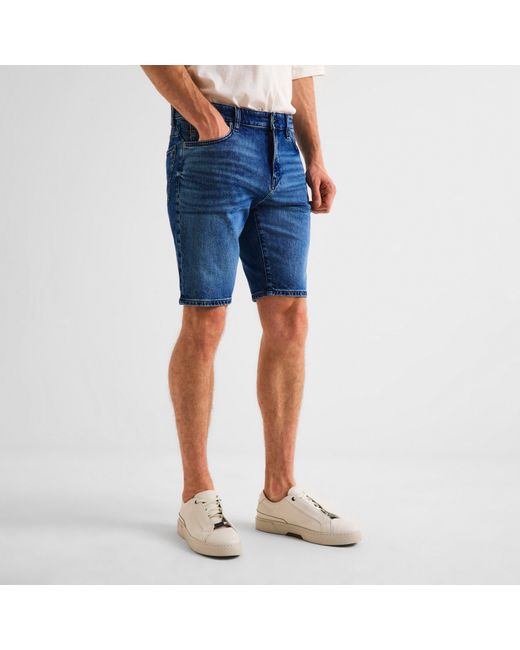 Boss Blue Denim Shorts for men