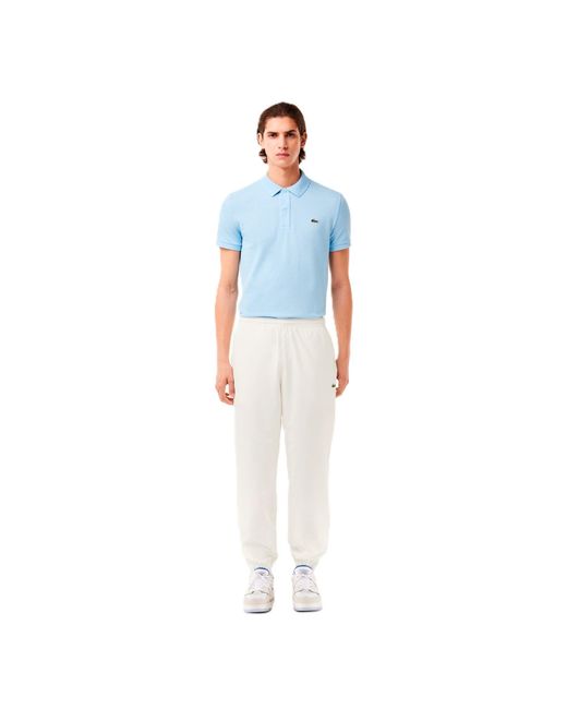 Lacoste White Joggings Bottoms for men