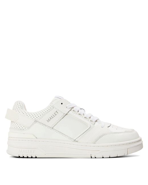 Mallet White Low-Top Trainers for men