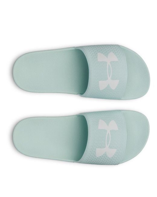 Under Armour Blue Pool Sliders