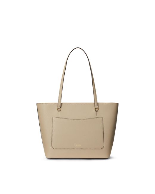Ralph Lauren Natural Medium Karly Tote